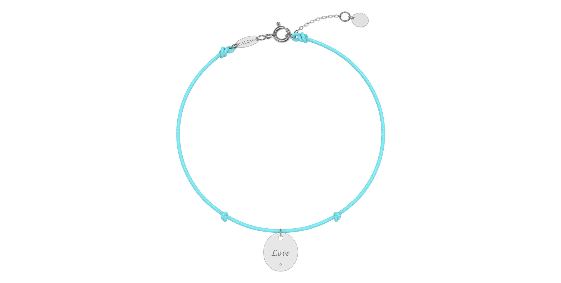 Diamantový náramok so šnúrkou Secret Love