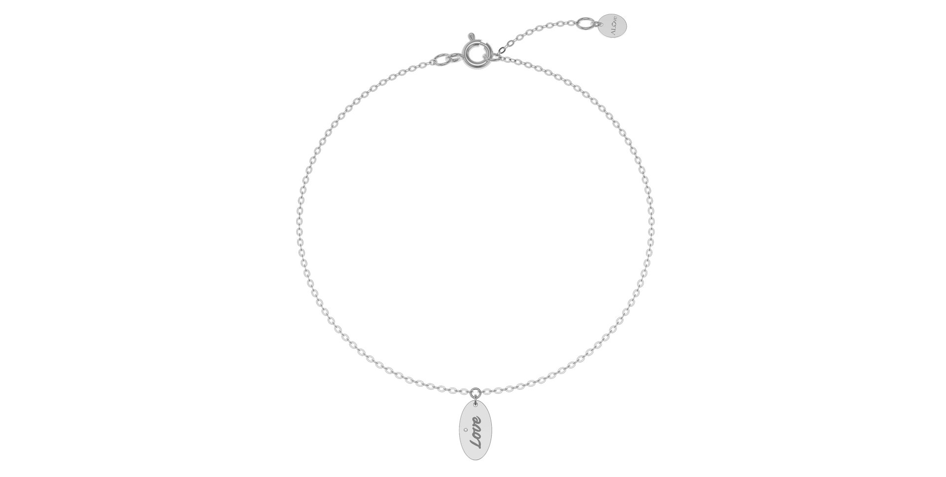 Náramok s diamantom Love Amour Message