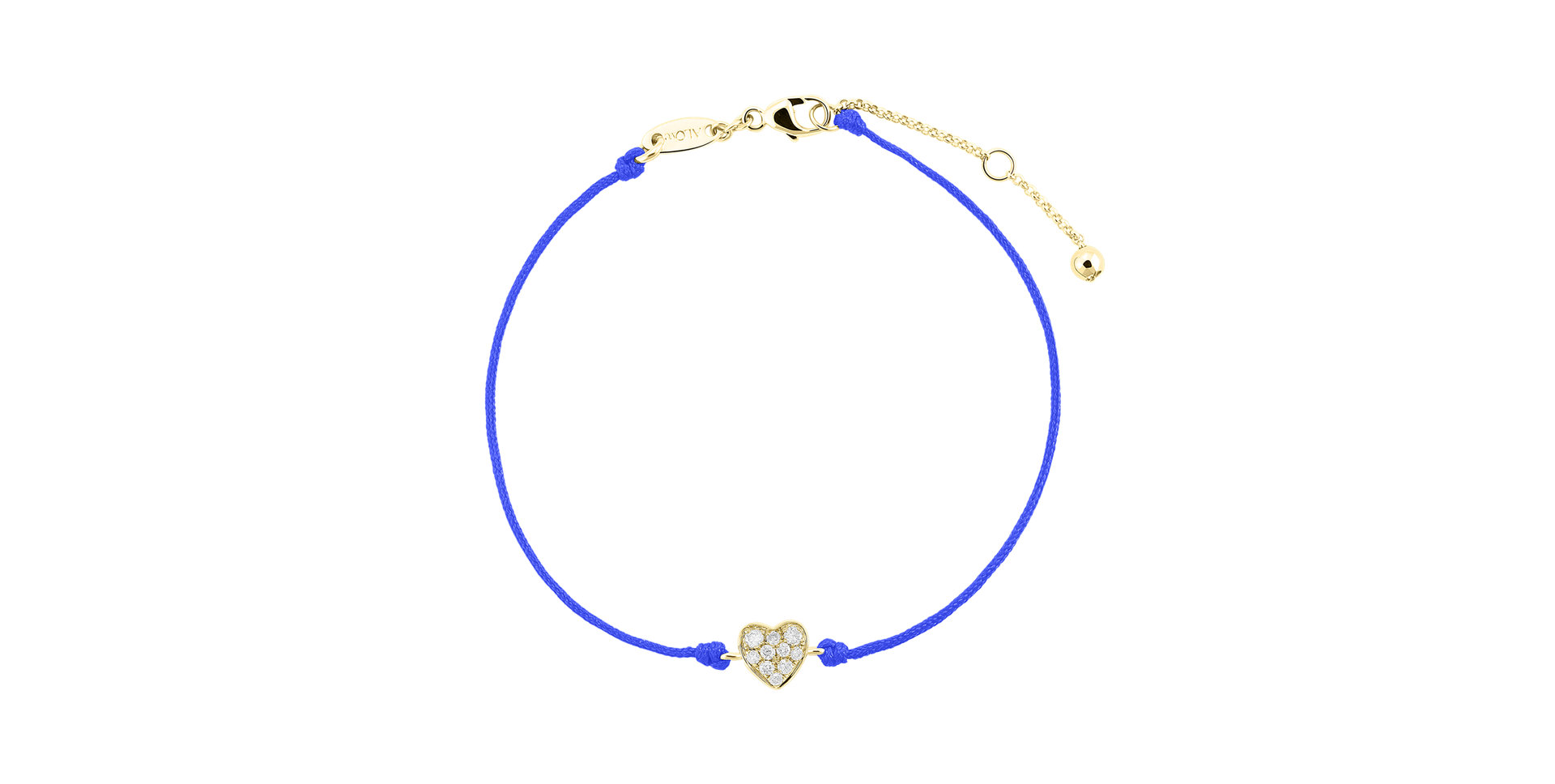 Diamantový náramok so šnúrkou My Heart