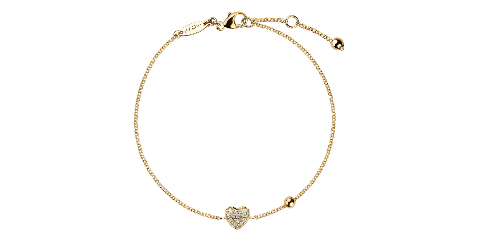 Náramok s diamantmi My Heart