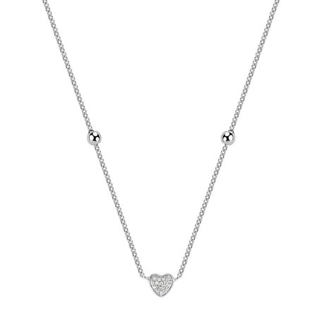 Náhrdelník s diamantmi Tender Heart