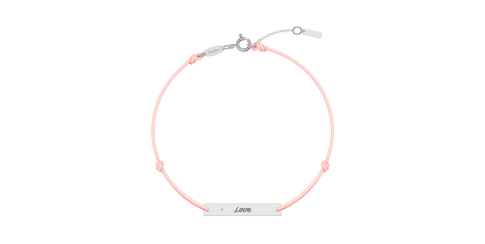 Diamantový náramok so šnúrkou Stamp Diamond