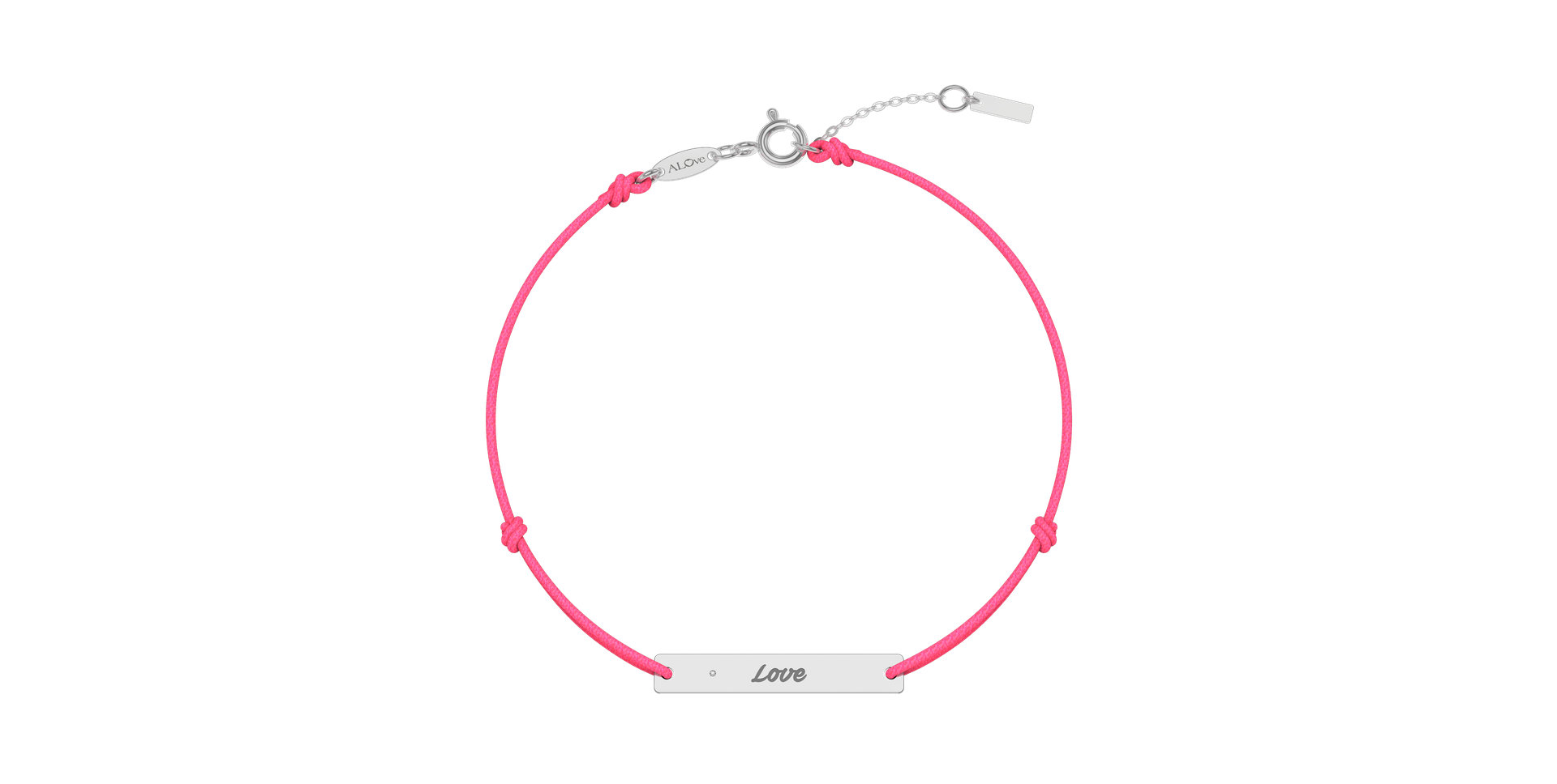 Diamantový náramok so šnúrkou Stamp Diamond