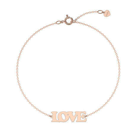 Náramok s diamantom Love