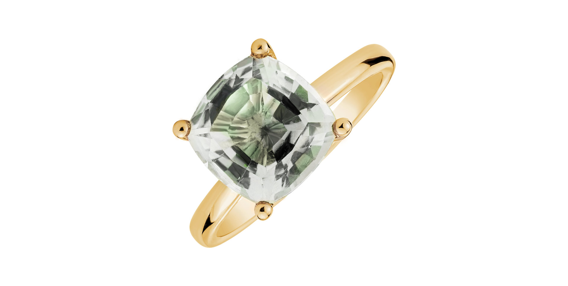 Prsteň s ametystom green Bonbon