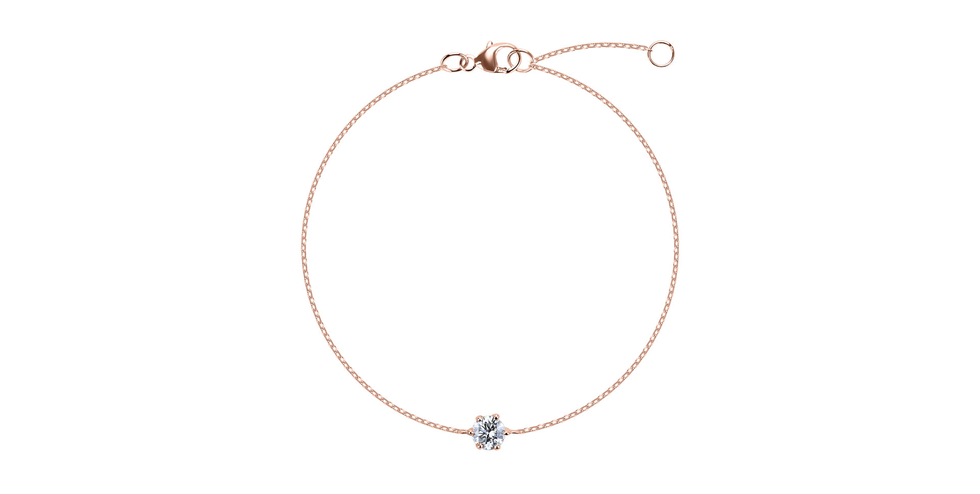 Náramok s diamantom Essential Shine