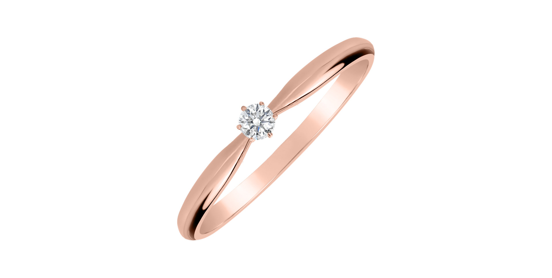 Prsteň s diamantom Eternal Joy