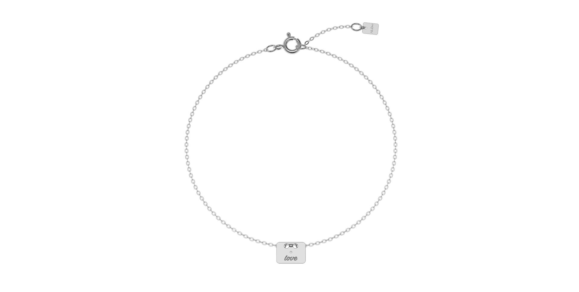 Náramok s diamantom Stamp Mini