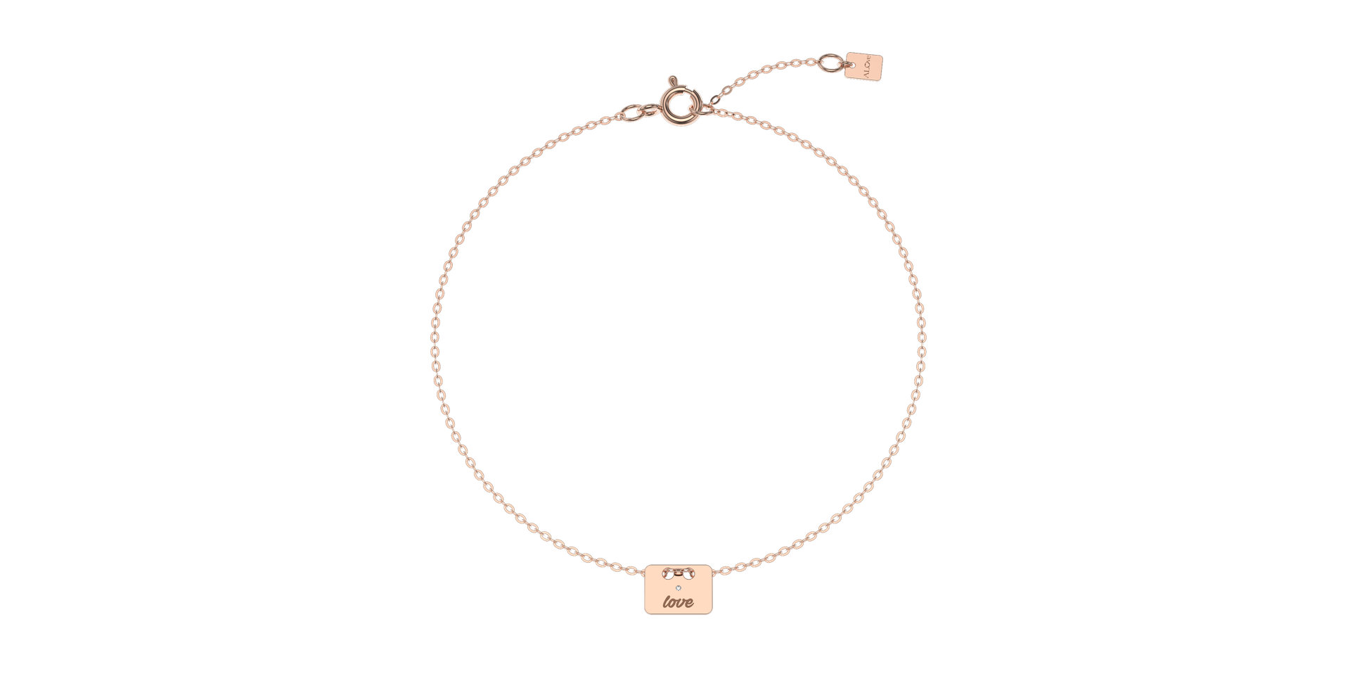 Náramok s diamantom Stamp Mini