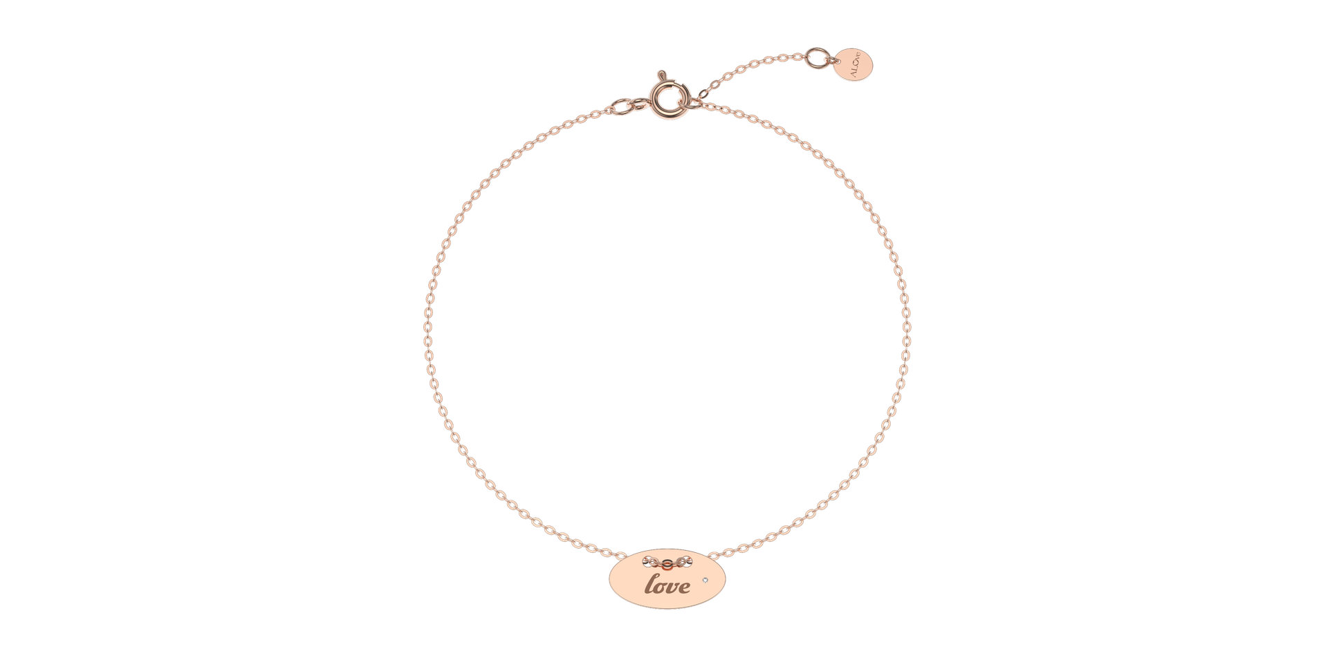 Náramok s diamantom Stamp