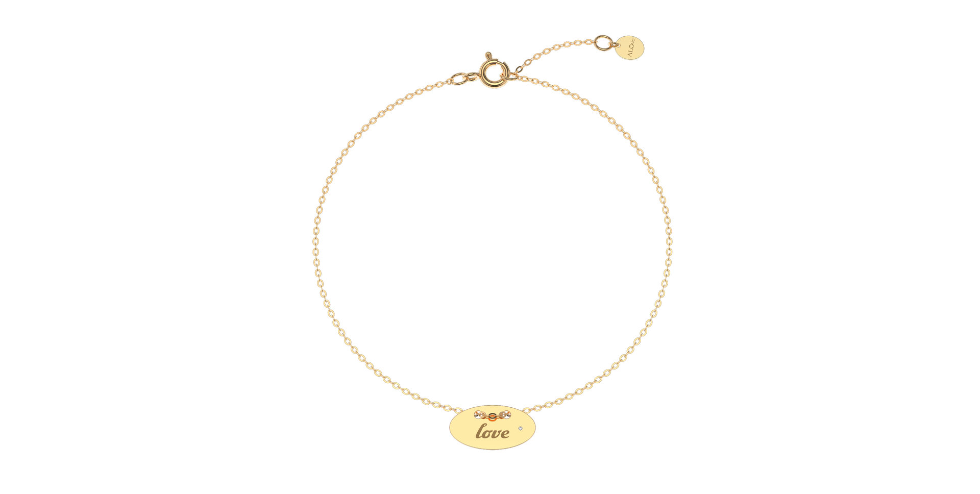 Náramok s diamantom Stamp