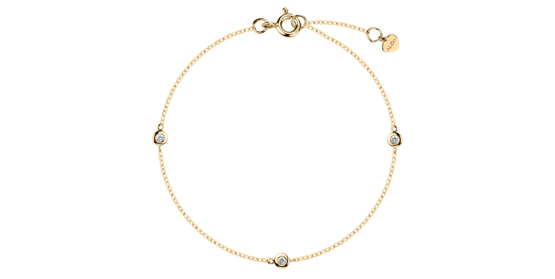 Náramok s diamantmi Moonlight