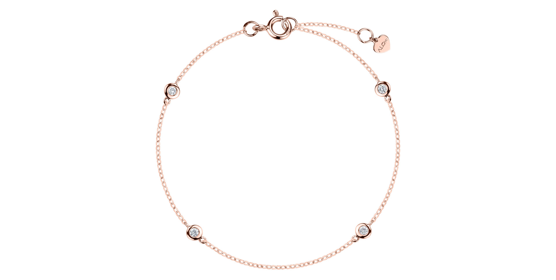 Náramok s diamantmi Dots