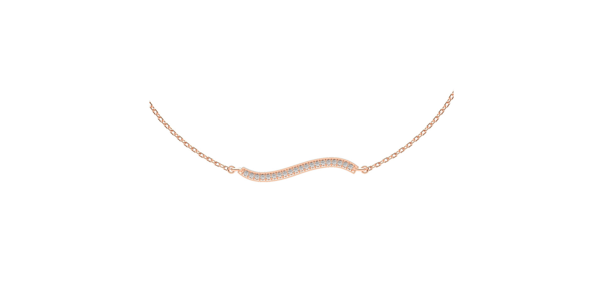 Náramok s diamantmi Wave