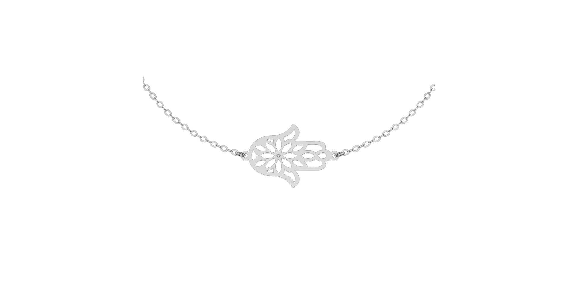 Náramok s diamantom Fatima Flower