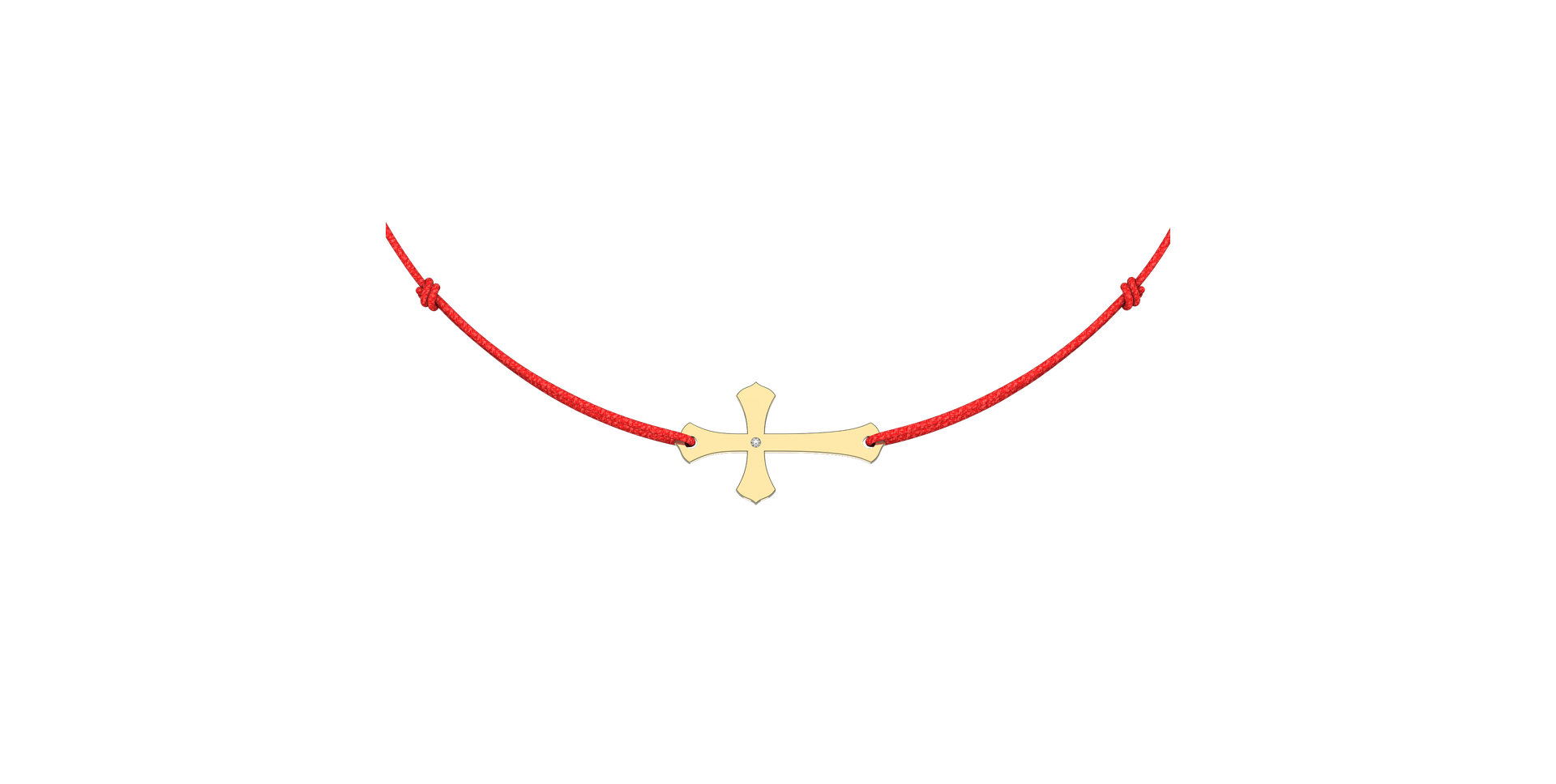 Diamantový náramok so šnúrkou Faith