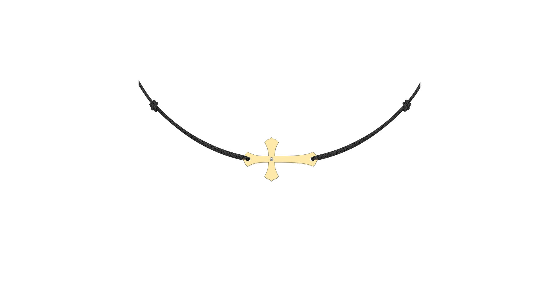 Diamantový náramok so šnúrkou Faith