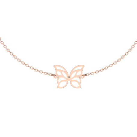 Náramok s diamantom Miracle Butterfly