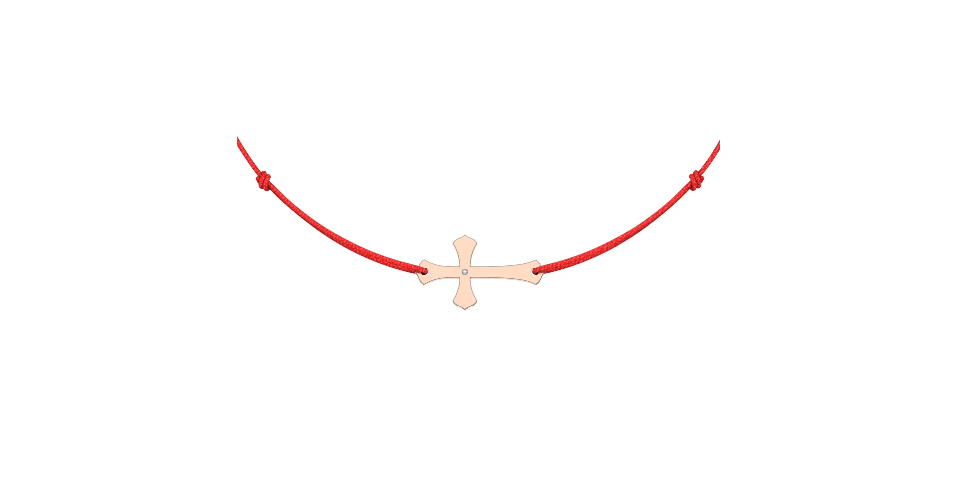 Diamantový náramok so šnúrkou Faith