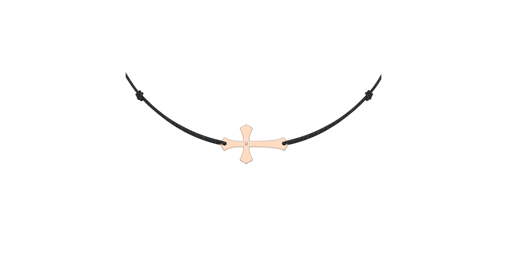 Diamantový náramok so šnúrkou Faith