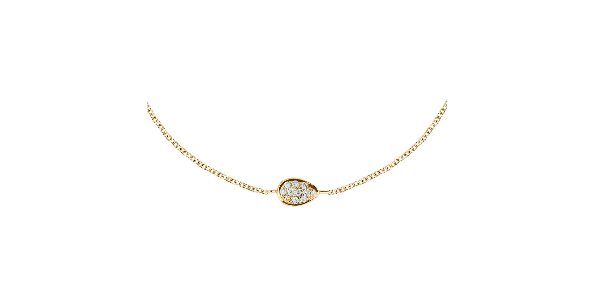 Náramok s diamantmi Shiny Drop