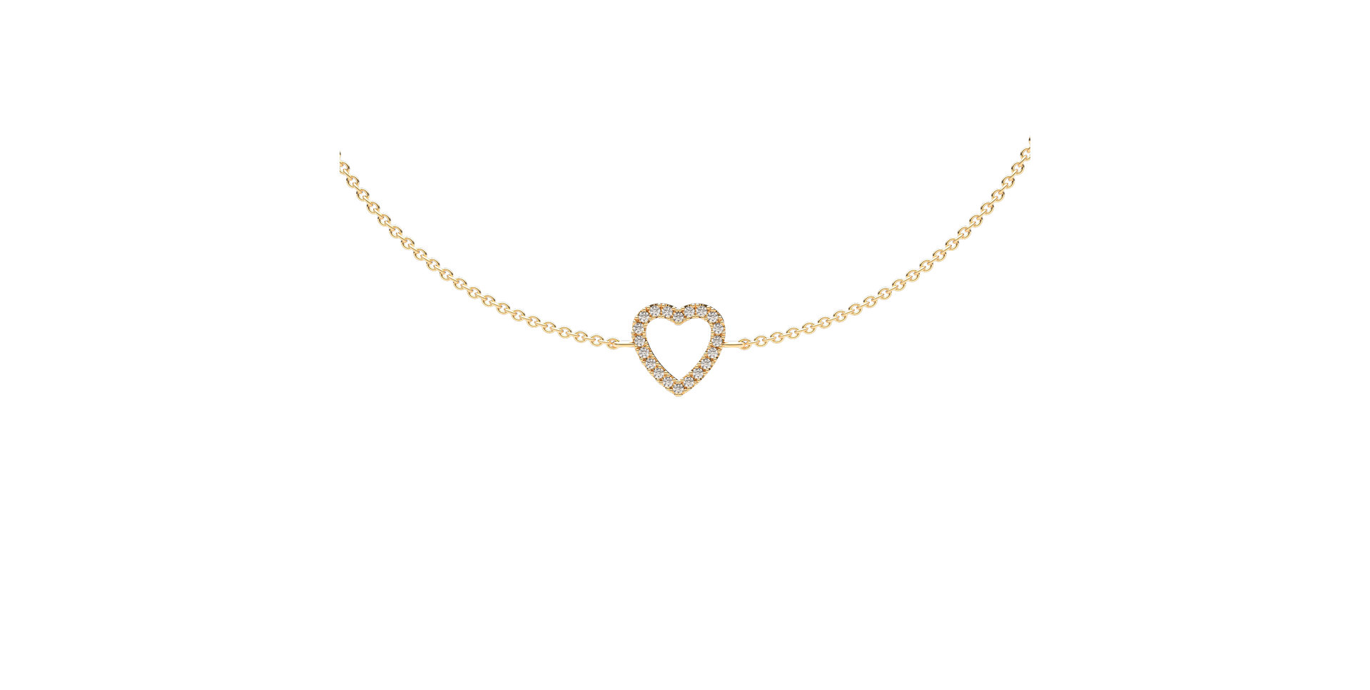 Náramok s diamantmi Tender Heart