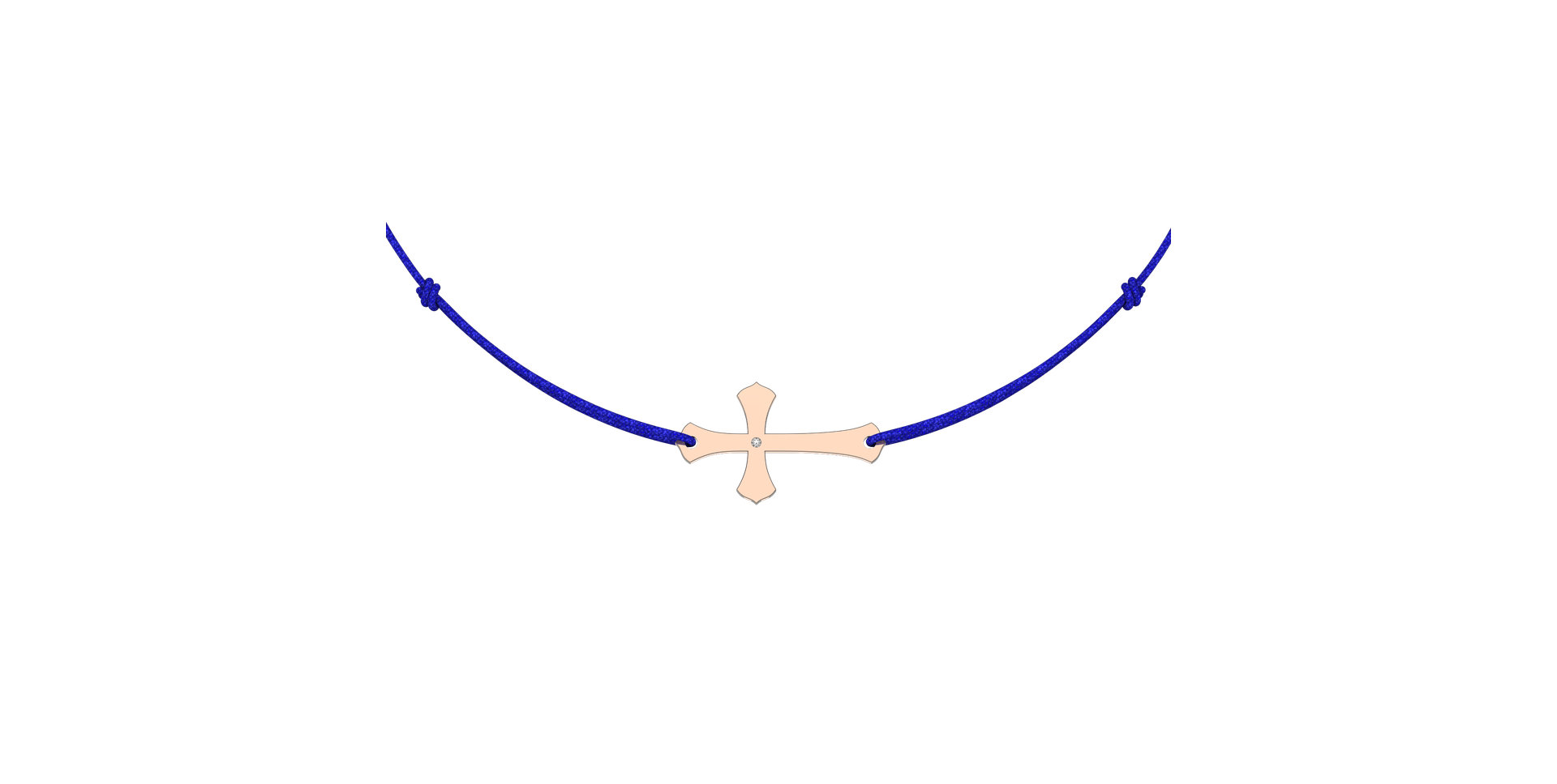 Diamantový náramok so šnúrkou Faith