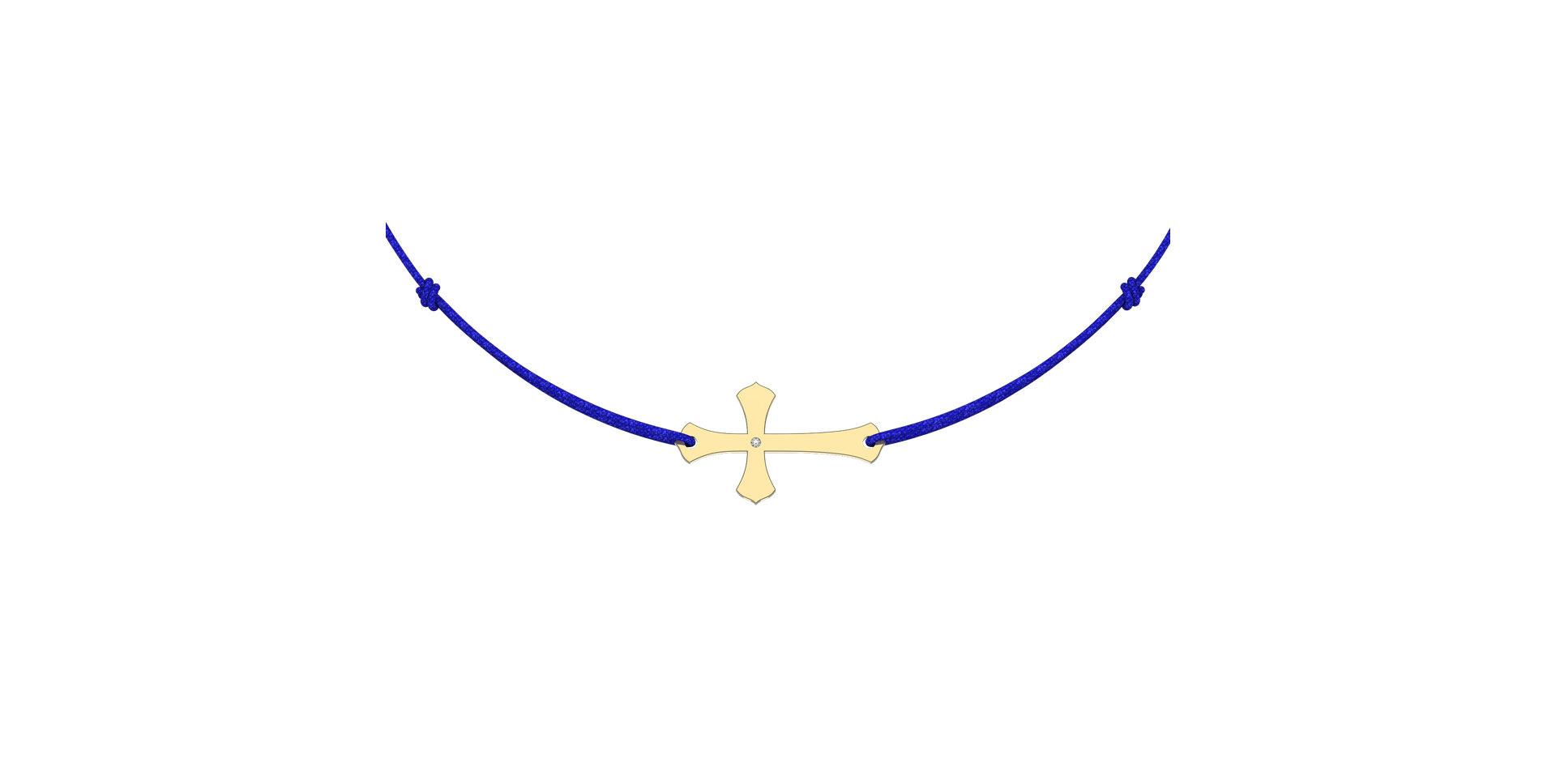 Diamantový náramok so šnúrkou Faith