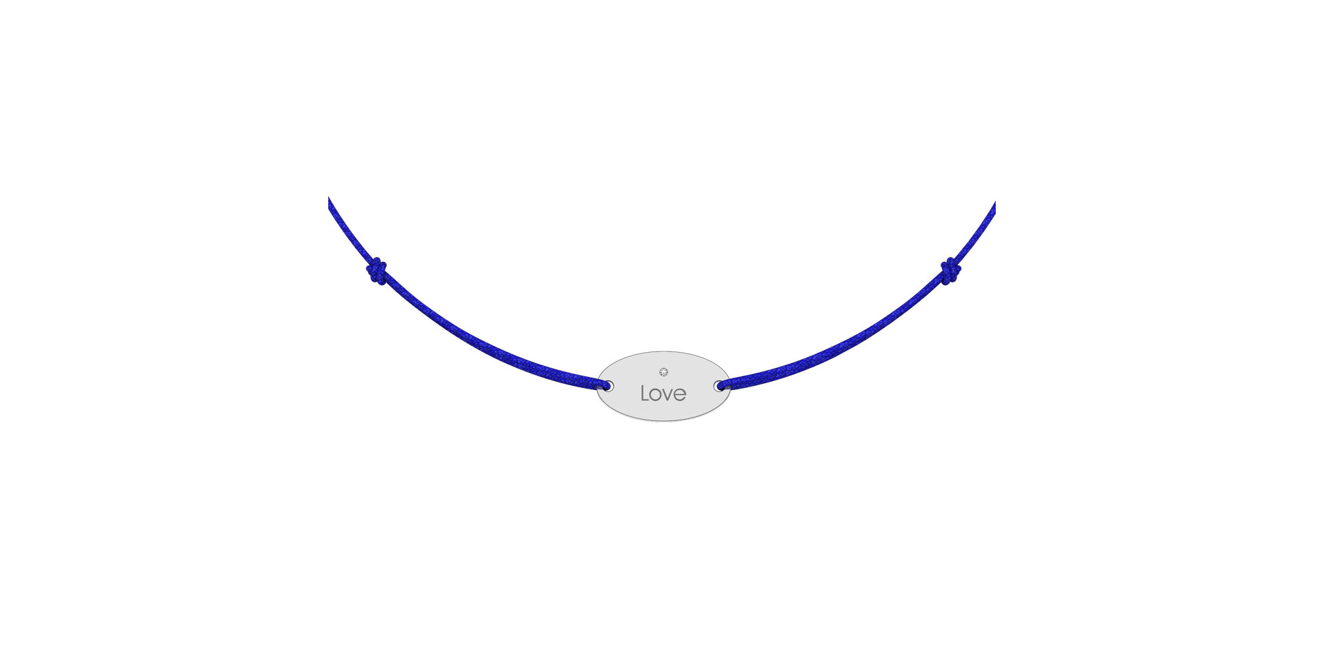 Diamantový náramok so šnúrkou Gold Stamp