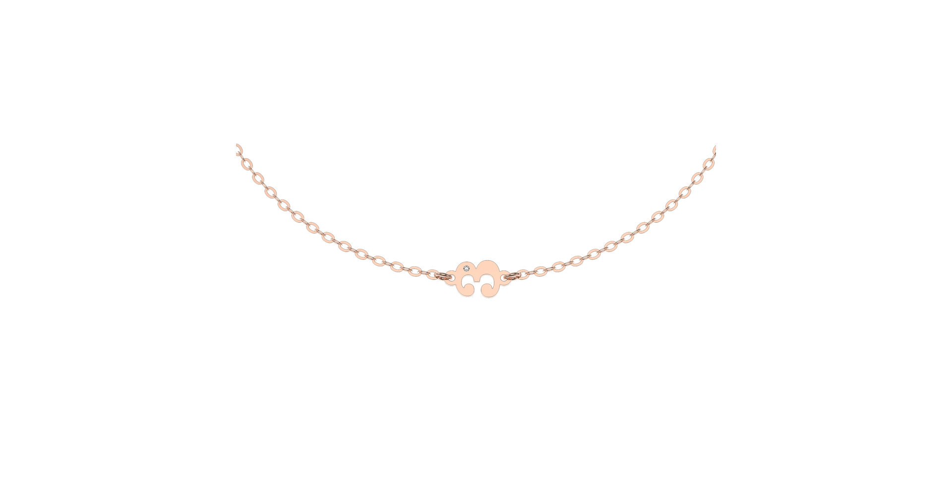 Náramok s diamantom Lucky Three