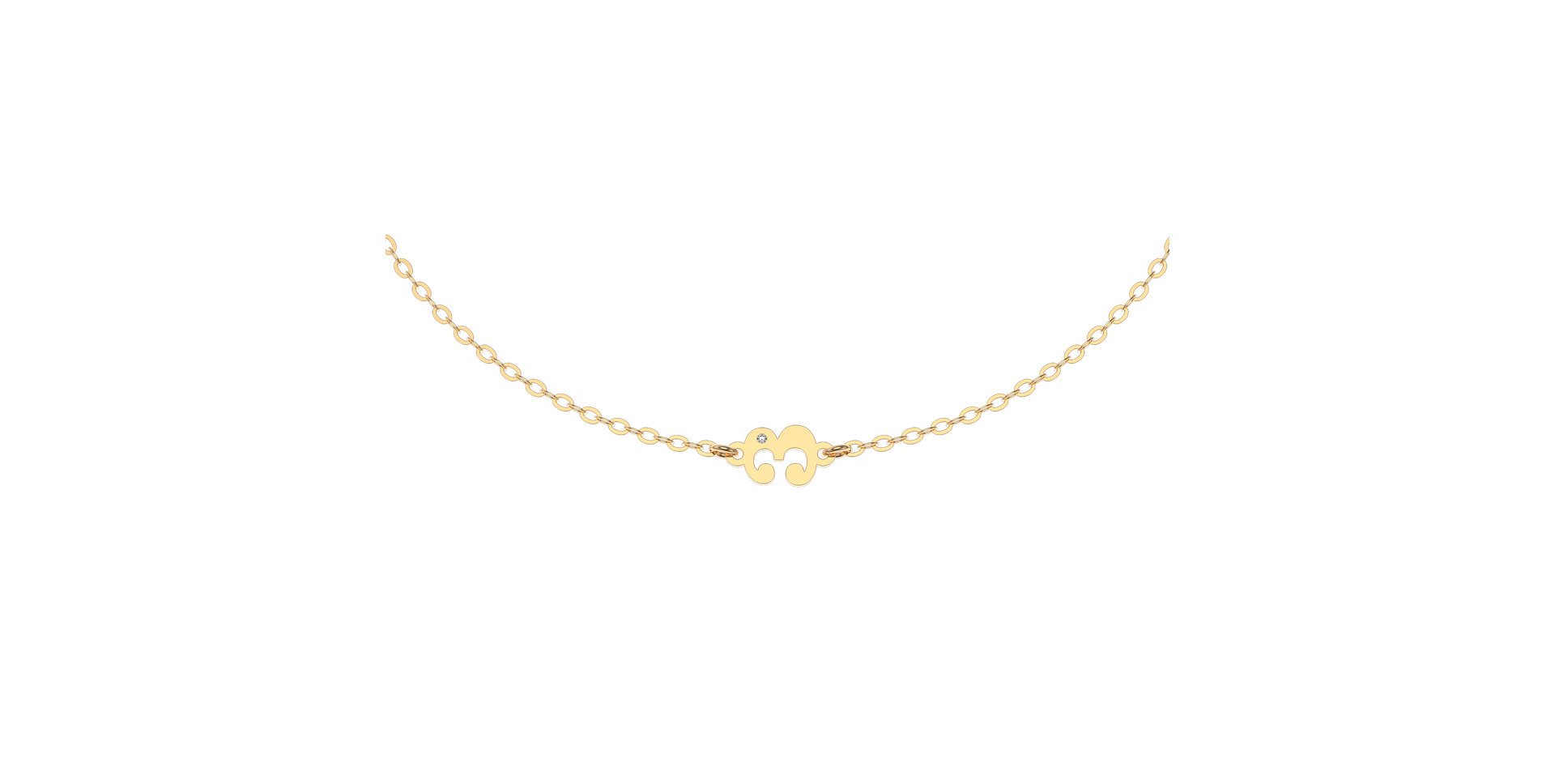 Náramok s diamantom Lucky Three