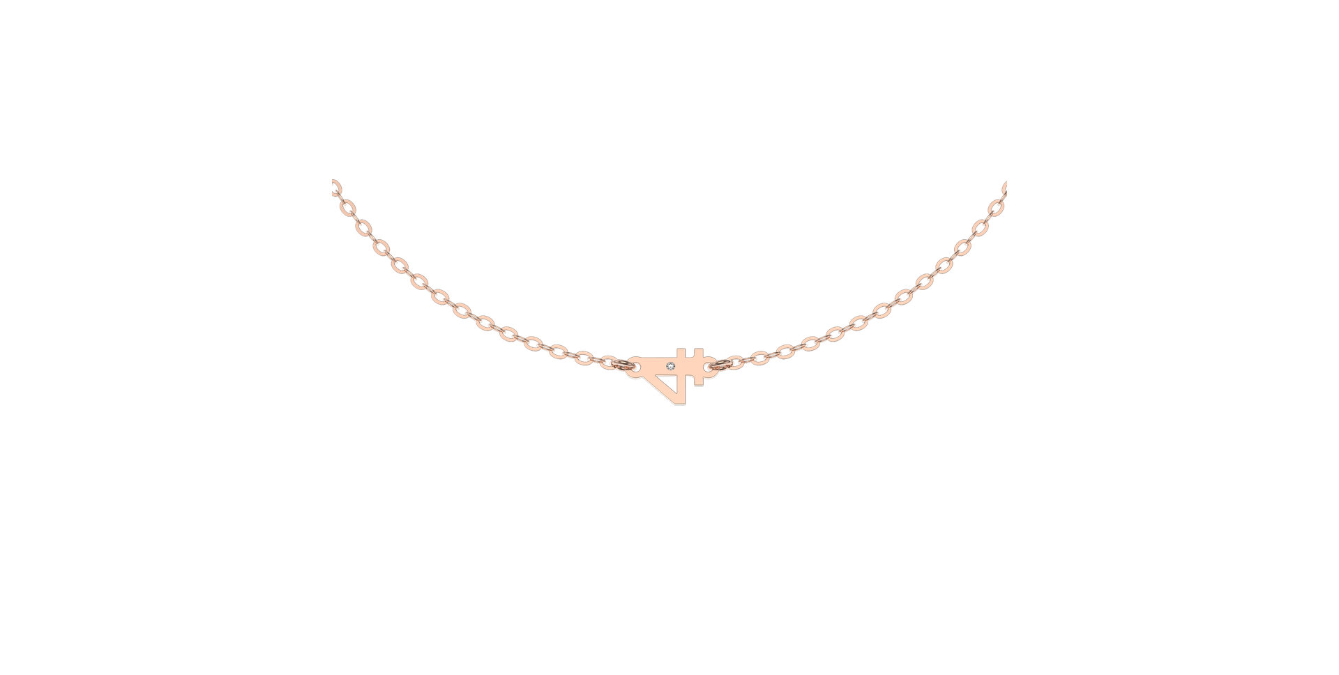 Náramok s diamantom Lucky Four