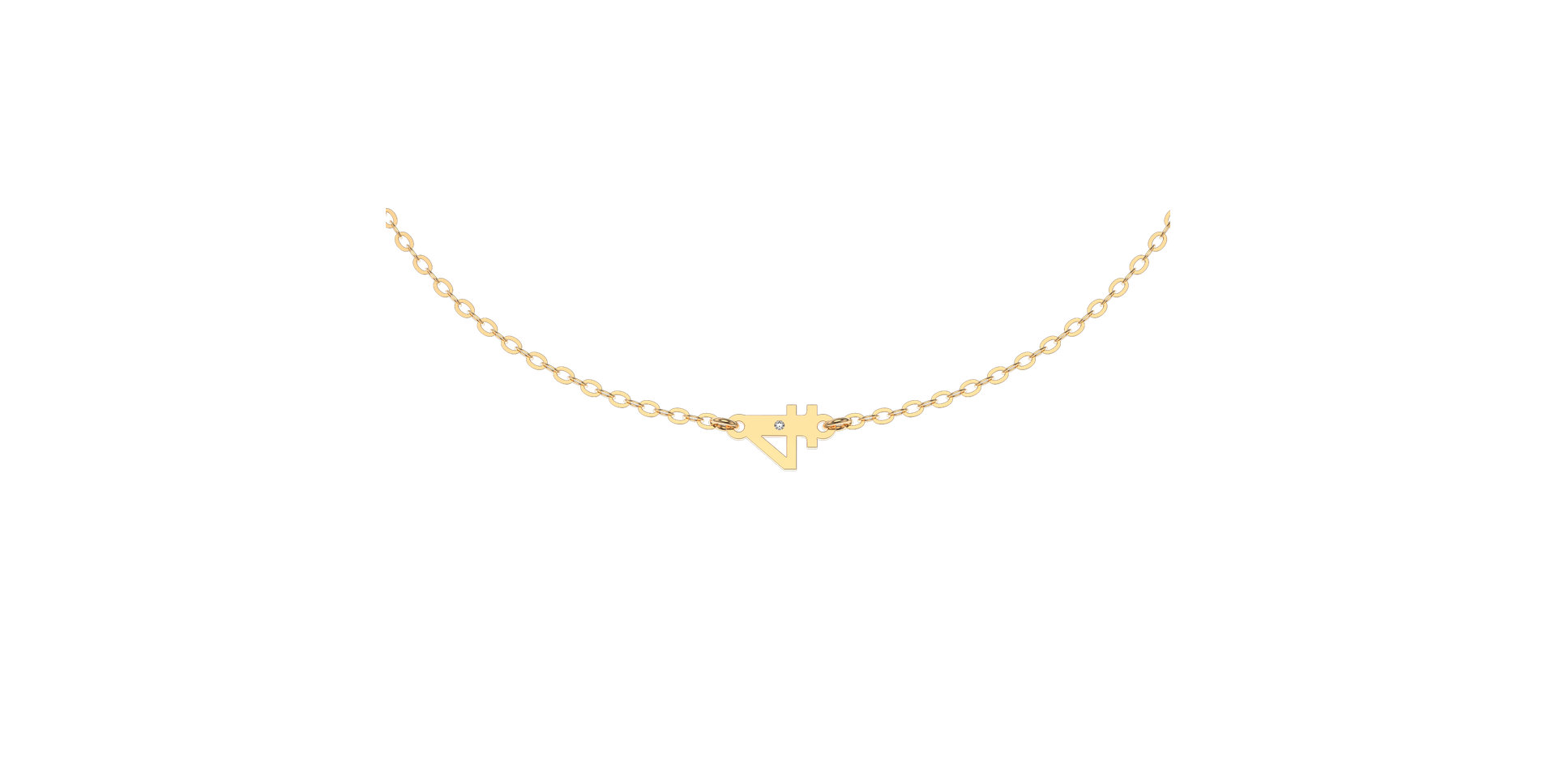 Náramok s diamantom Lucky Four