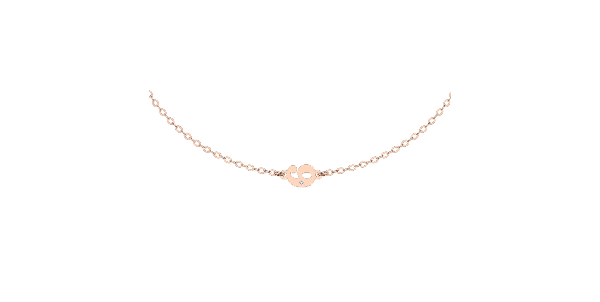 Náramok s diamantom Lucky Six