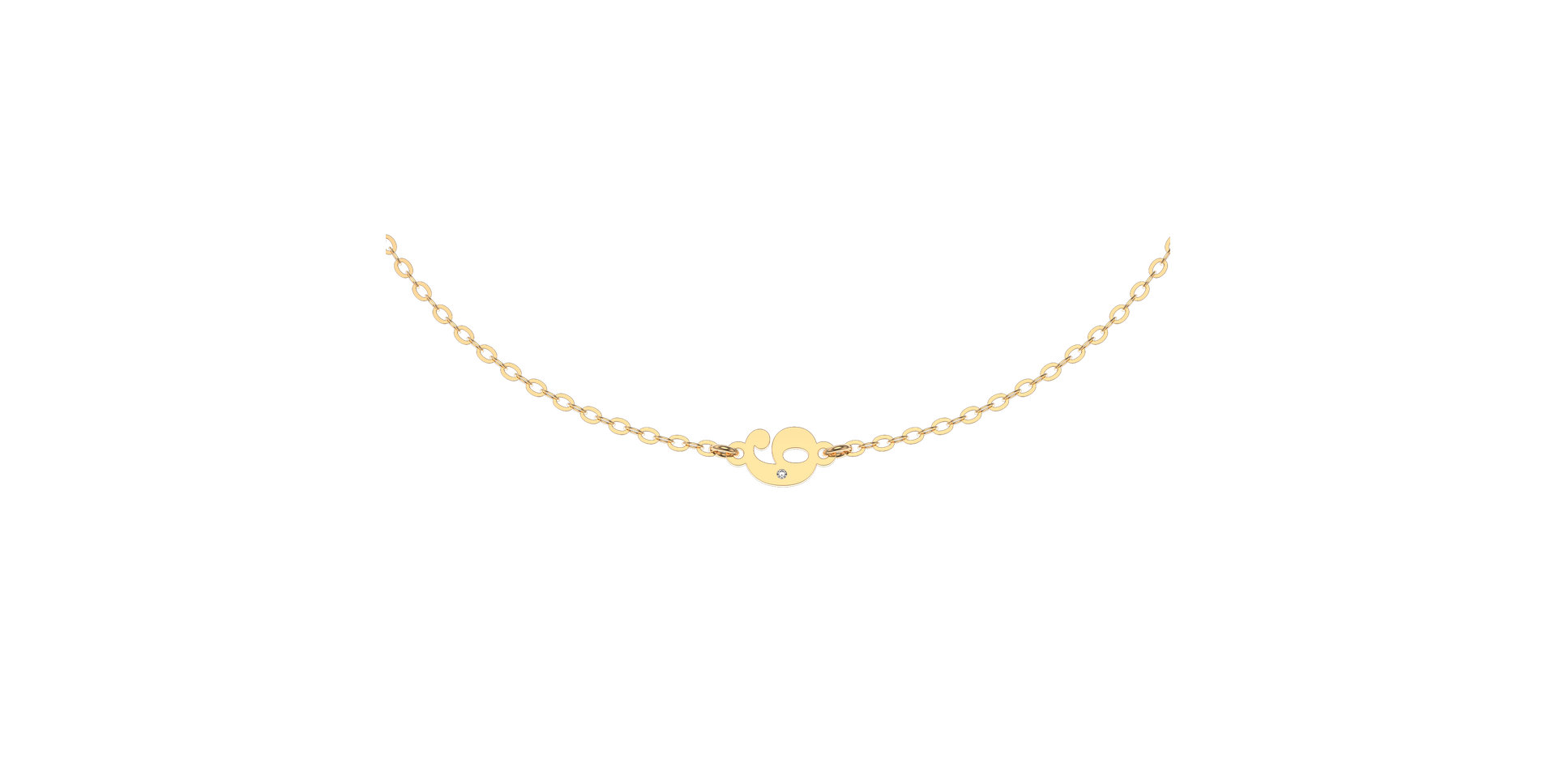 Náramok s diamantom Lucky Six