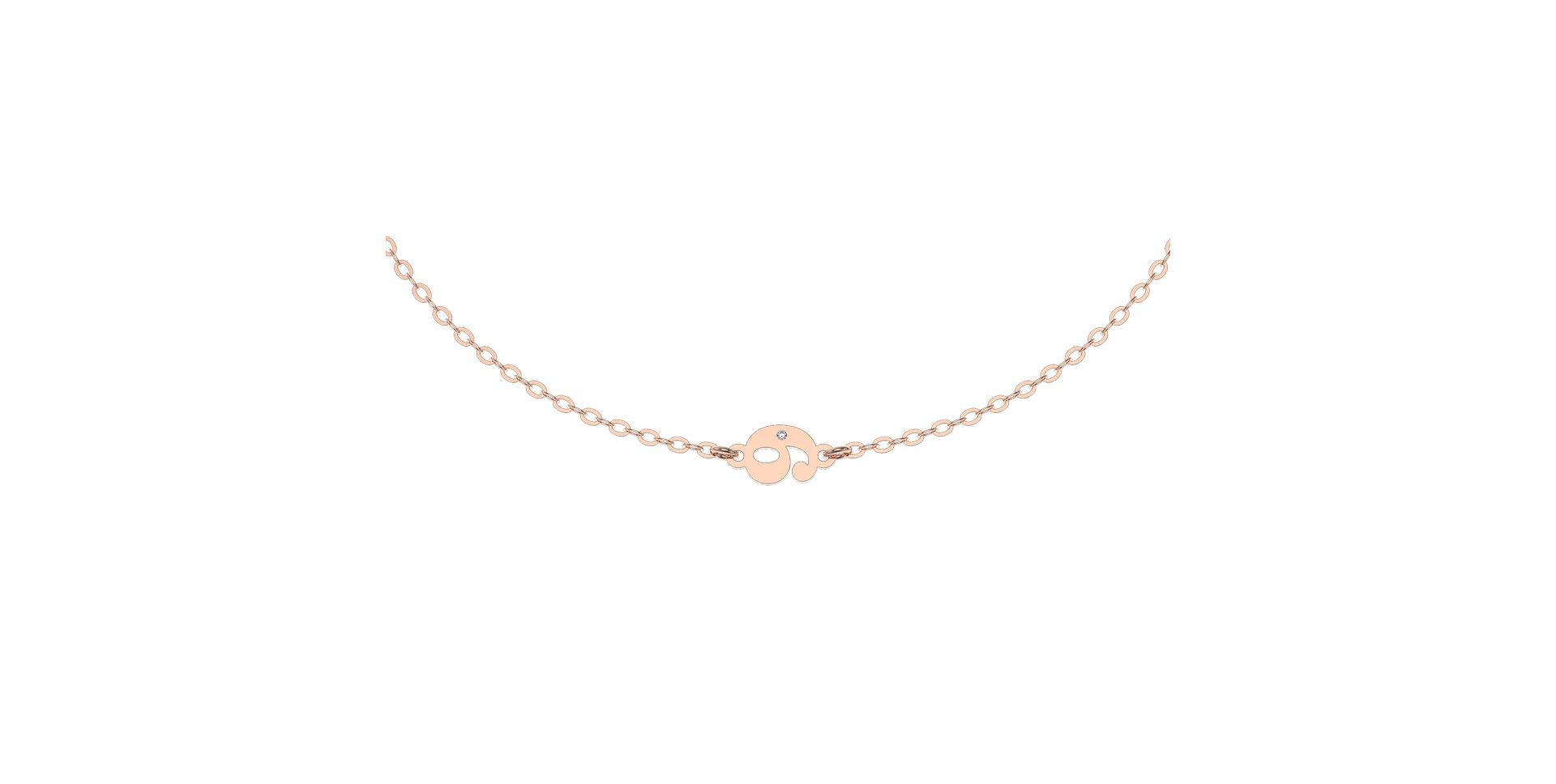 Náramok s diamantom Lucky Nine