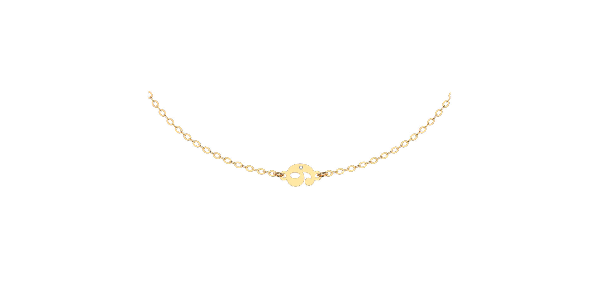 Náramok s diamantom Lucky Nine