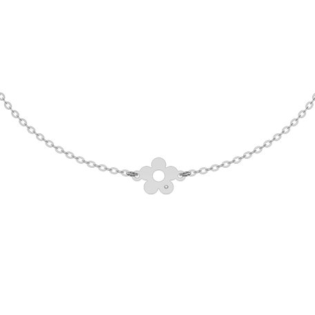 Náramok s diamantom Diamond Flower
