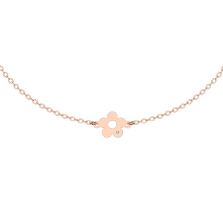 Náramok s diamantom Diamond Flower