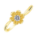 Prsteň s diamantom Shiny Blossom2