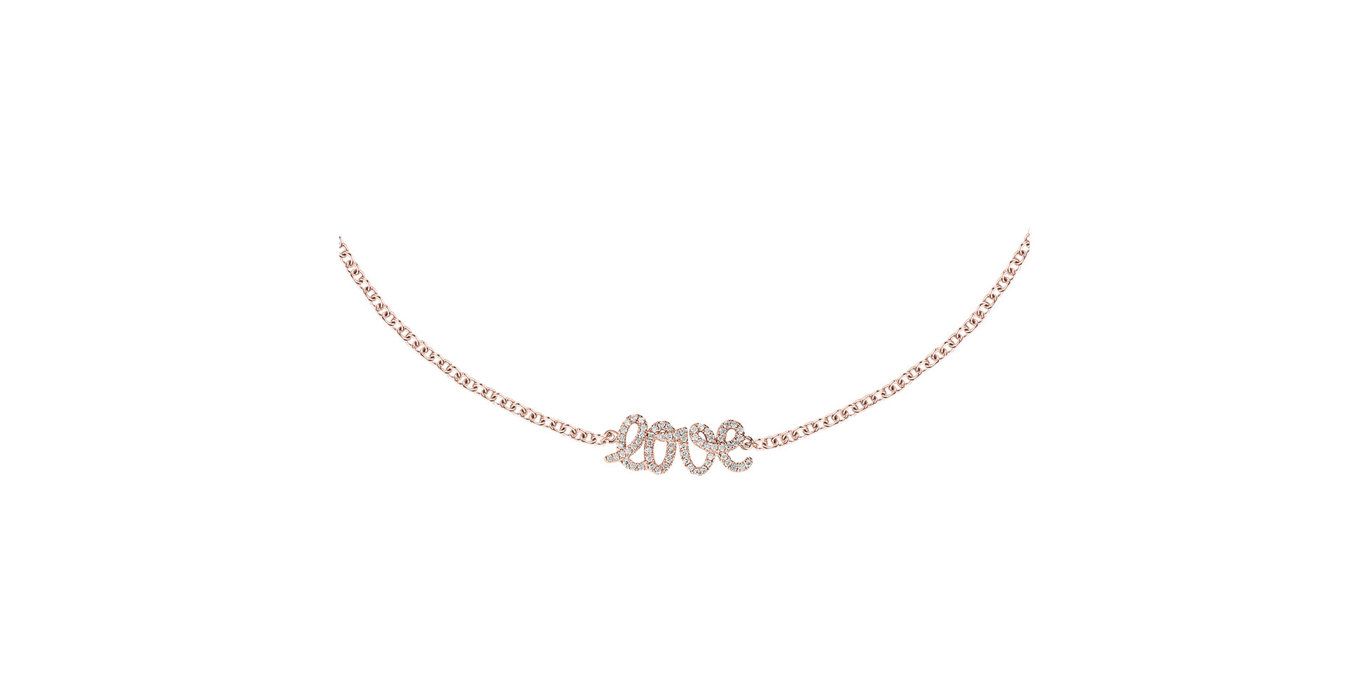 Náramok s diamantmi Glittering Love