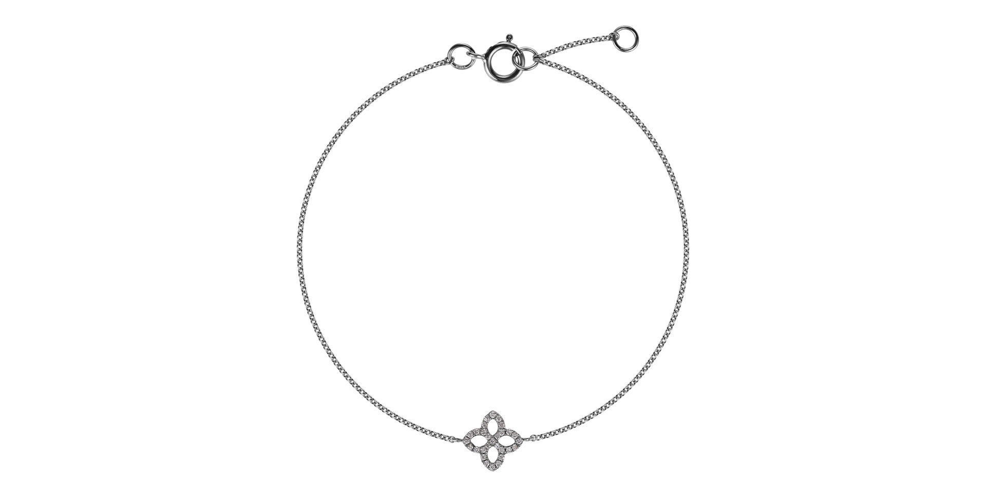 Náramok s diamantmi Glamorous Petals