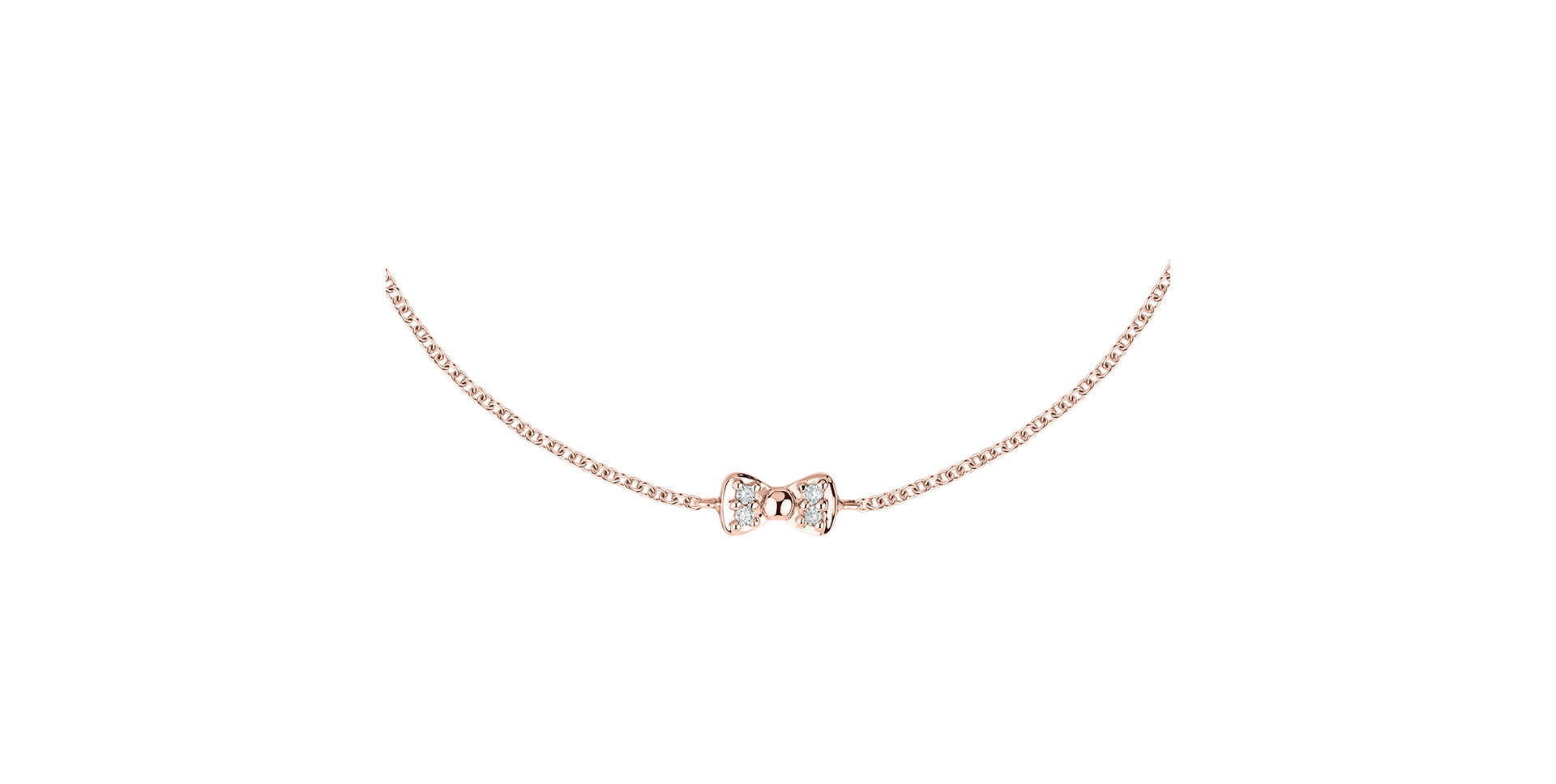 Náramok s diamantmi Shiny Bow