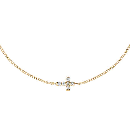 Náramok s diamantmi Shiny Cross