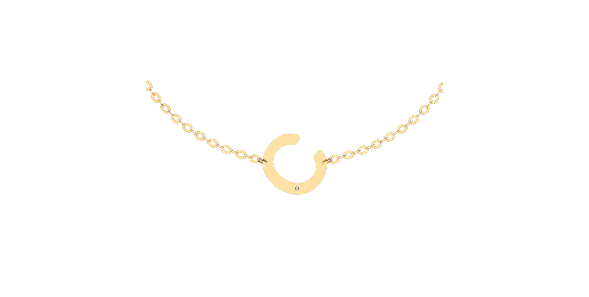 Náramok s diamantom Big Line C