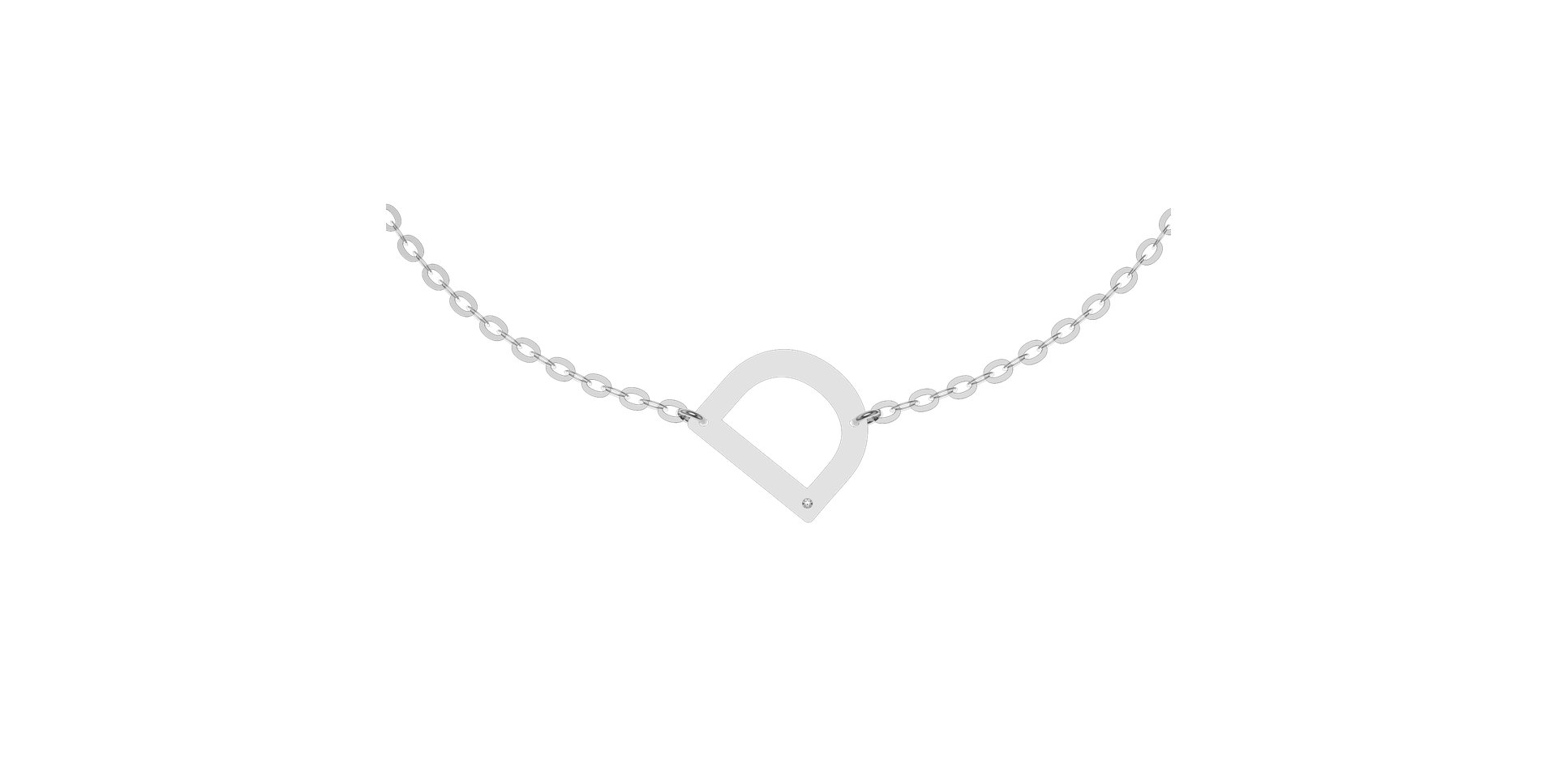 Náramok s diamantom Big Line D