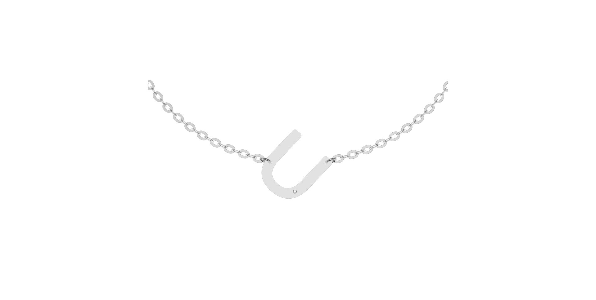 Náramok s diamantom Big Line U