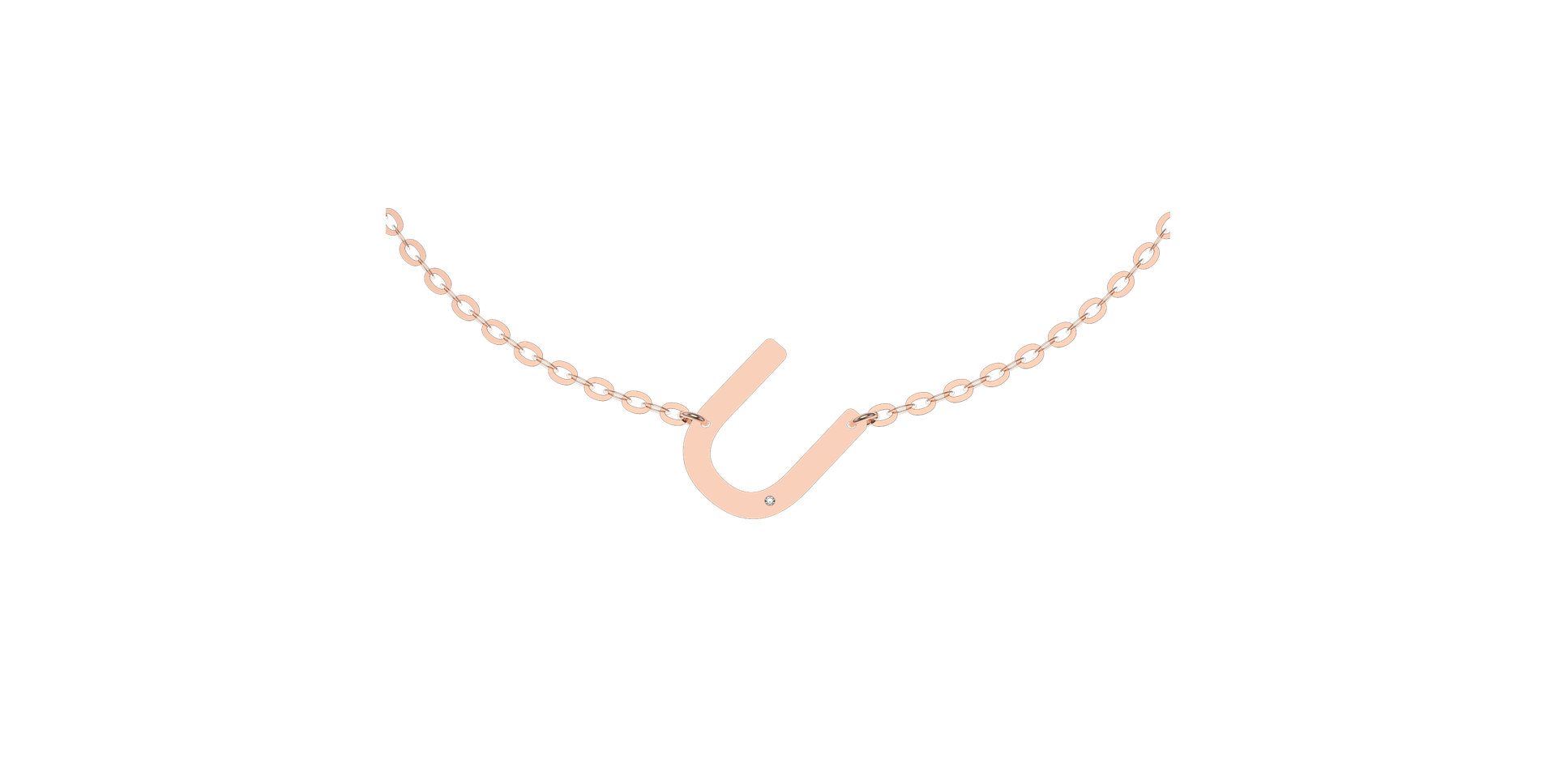 Náramok s diamantom Big Line U