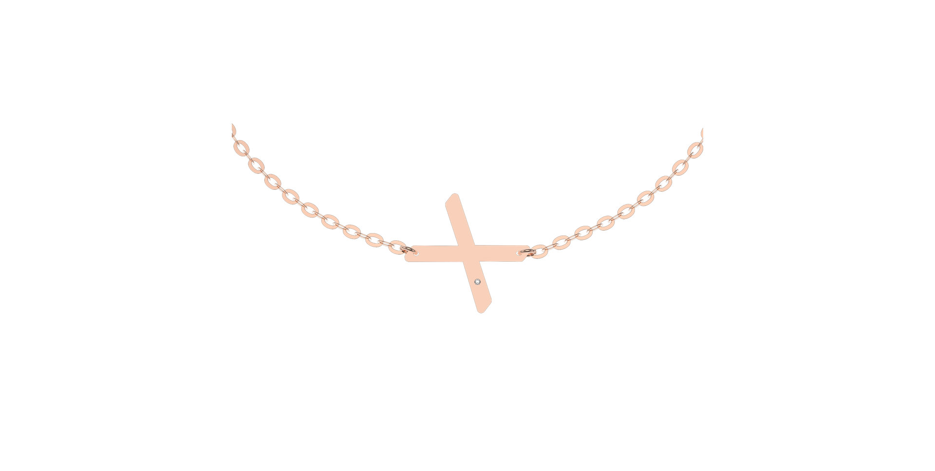 Náramok s diamantom Big Line X