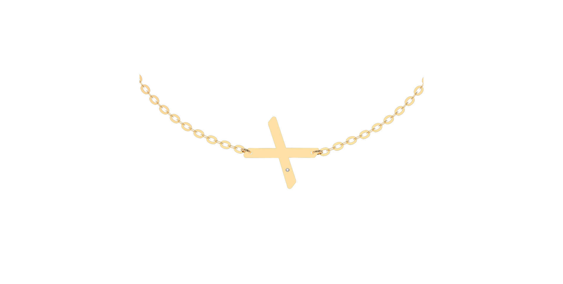 Náramok s diamantom Big Line X